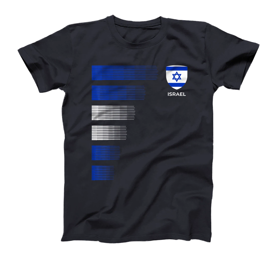 Israel Flag Emblem Patriotic Israeli National Pride T-Shirt