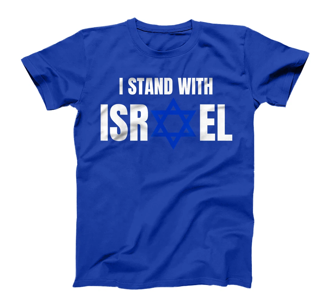 Israel Love Flag I Stand With Israel Heritage Israeli Flag T-Shirt