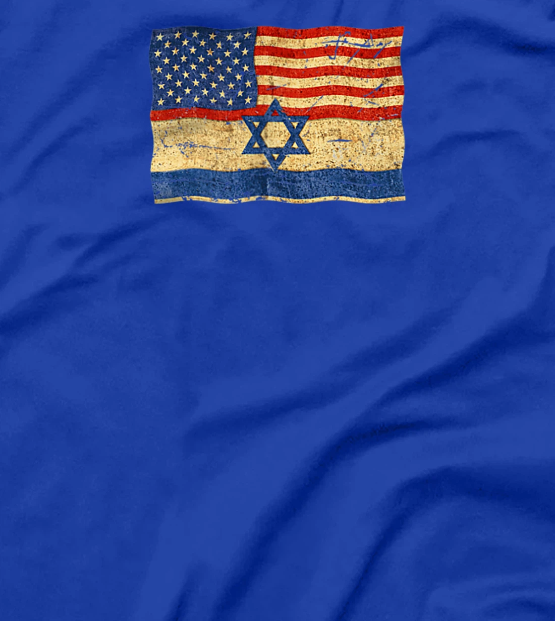 Flag of Israel and flag of USA, Israel Patriotic Gift T-Shirt