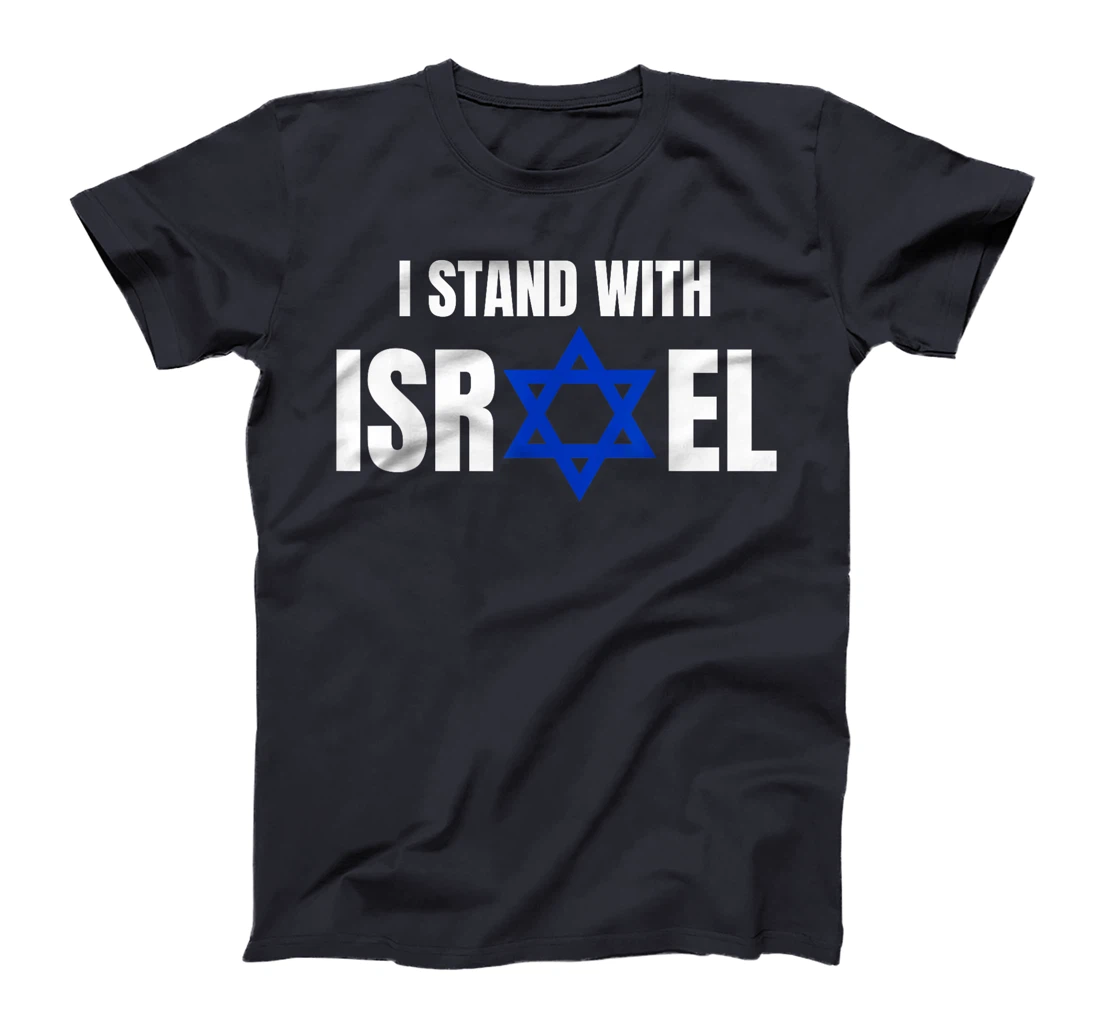 Israel Love Flag I Stand With Israel Heritage Israeli Flag T-Shirt