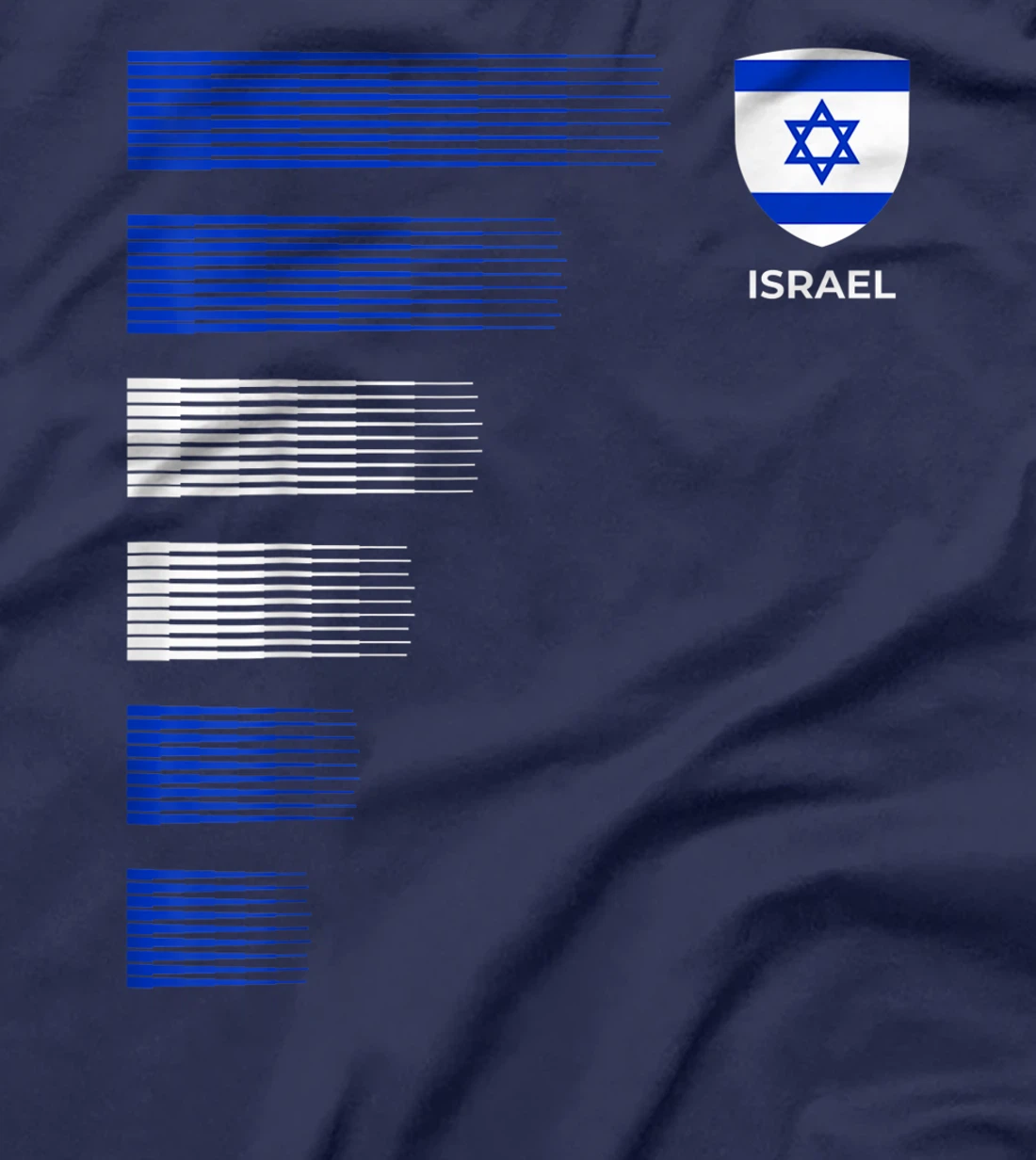 Israel Flag Emblem Patriotic Israeli National Pride T-Shirt