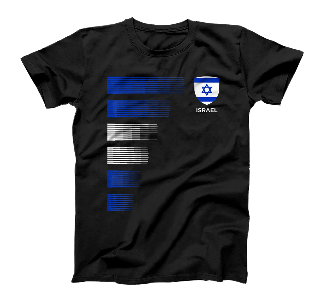 Israel Flag Emblem Patriotic Israeli National Pride T-Shirt