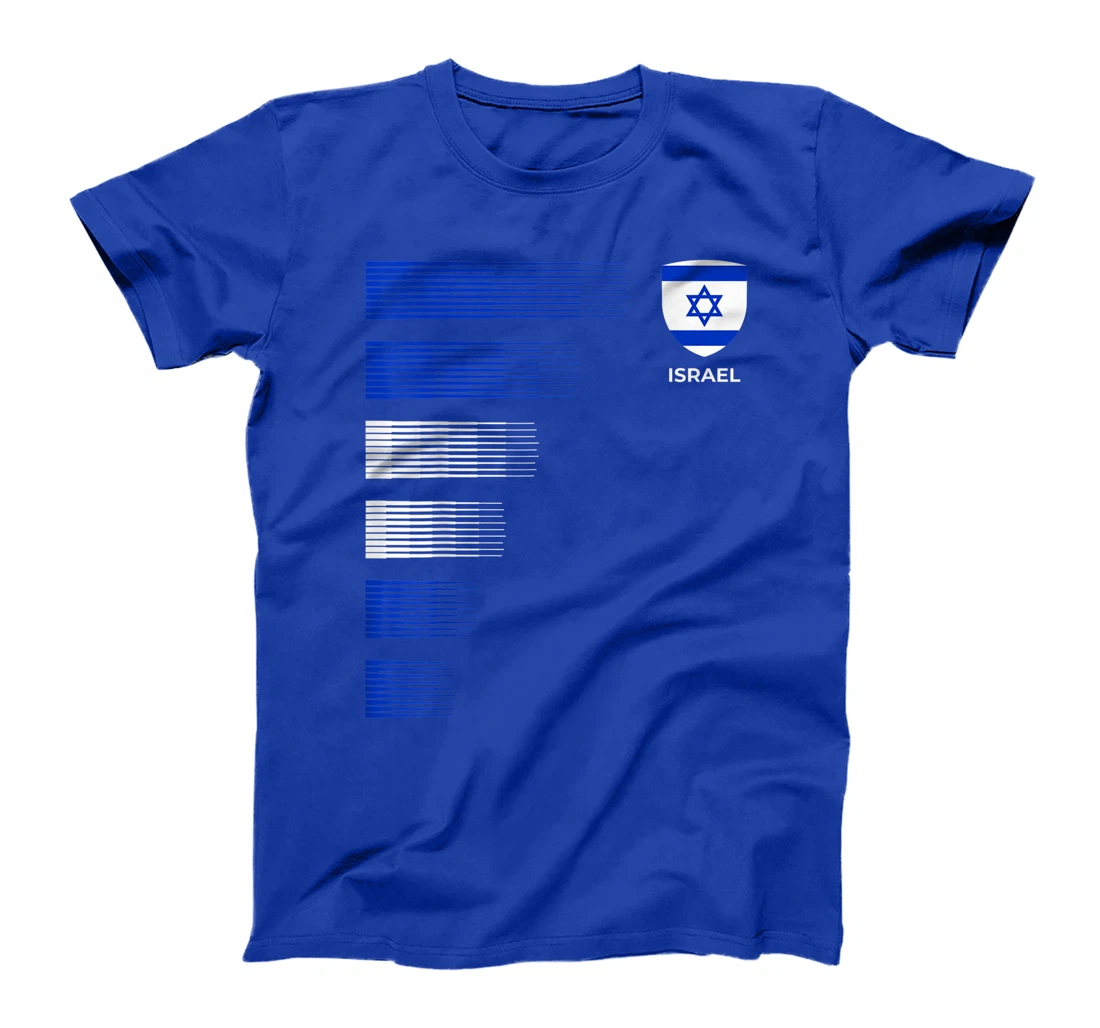 Israel Flag Emblem Patriotic Israeli National Pride T-Shirt
