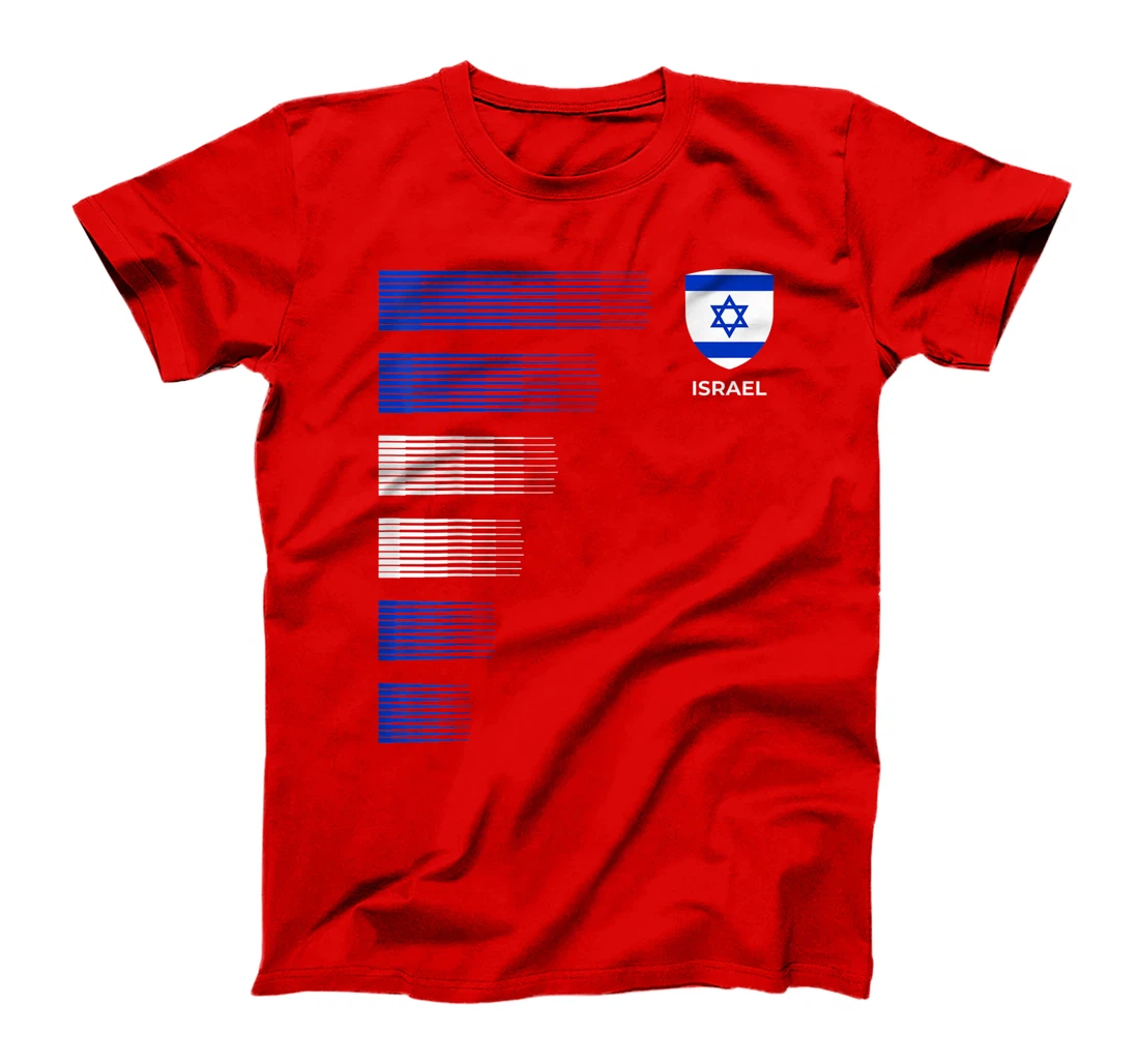 Israel Flag Emblem Patriotic Israeli National Pride T-Shirt