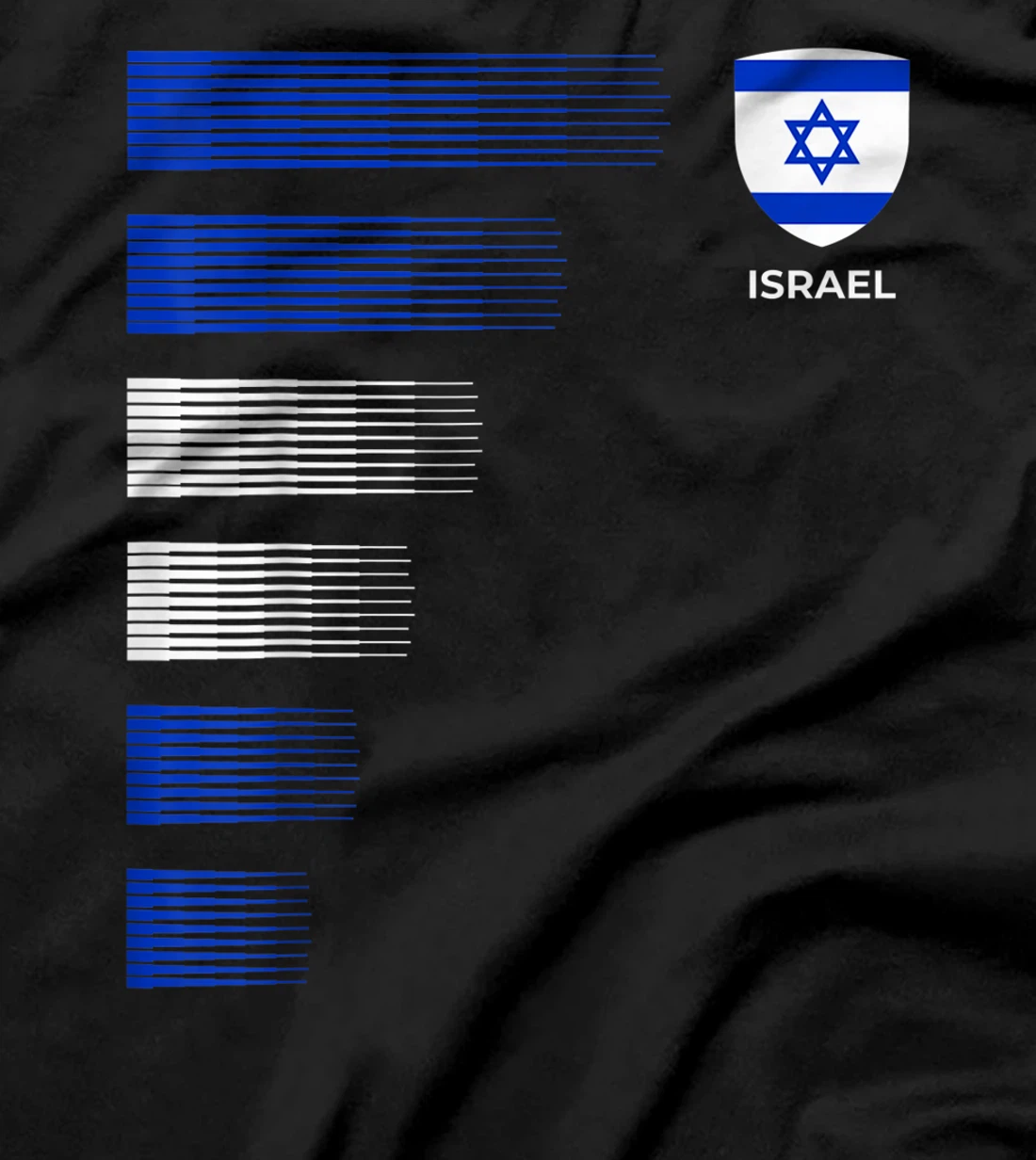 Israel Flag Emblem Patriotic Israeli National Pride T-Shirt