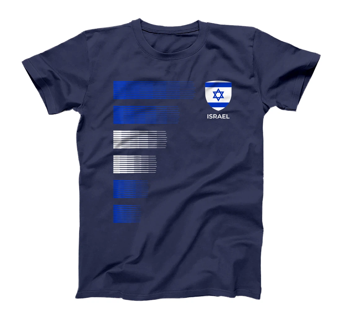 Israel Flag Emblem Patriotic Israeli National Pride T-Shirt