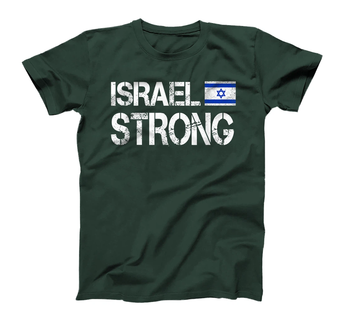 Israel Flag Israel Strong Patriotic Men Women Retro Vintage T-Shirt