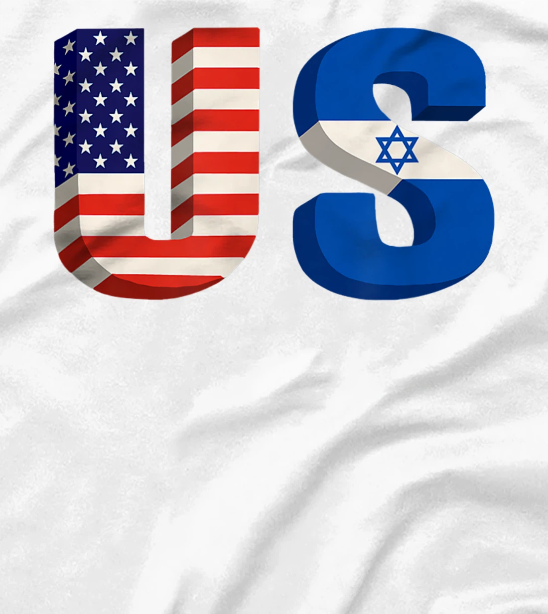 Flag of Israel and America, Jewish Americans T-Shirt