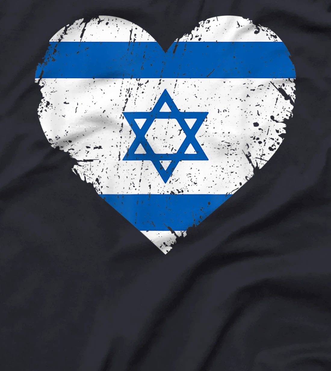 I Heart Israel Israeli Flag Jewish Art Gifts for Jew Support T-Shirt