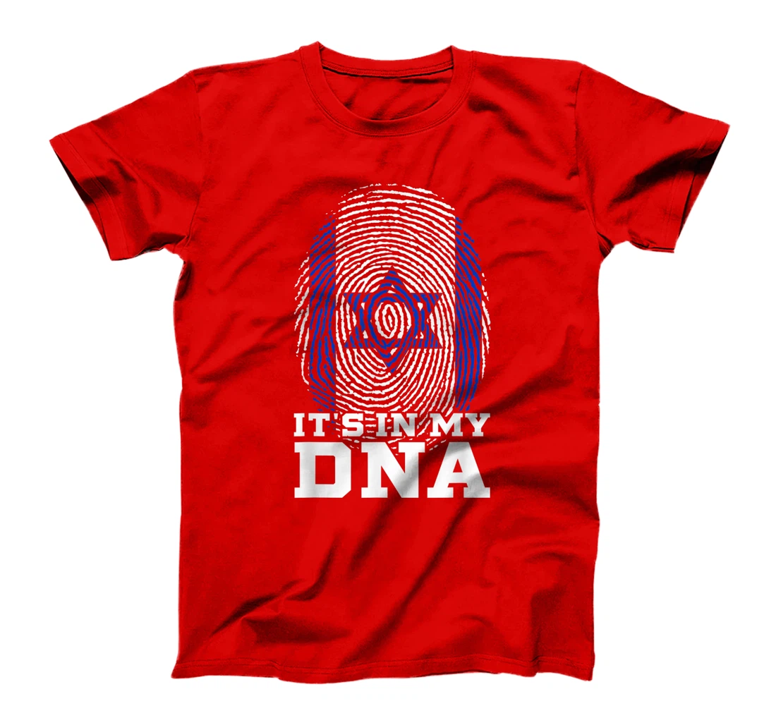 Hebrew Holy Jerusalem Israeli DNA Gift Idea Israel T-Shirt