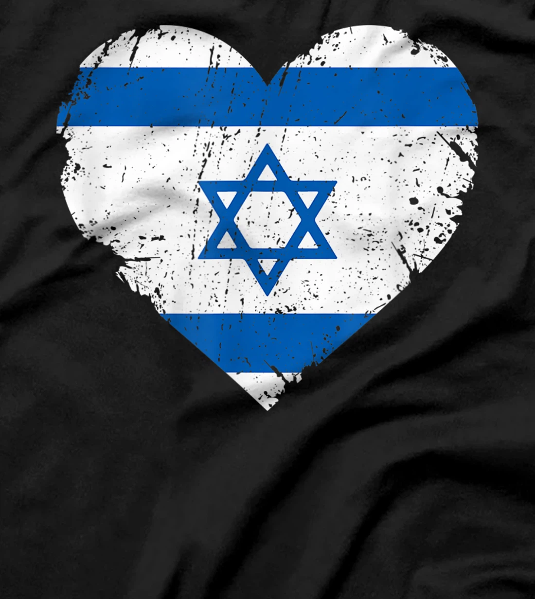 I Heart Israel Israeli Flag Jewish Art Gifts for Jew Support T-Shirt