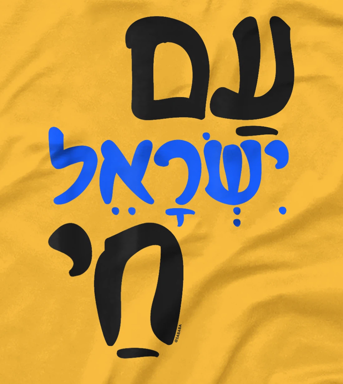 Womens Am Israel Chai Jewish Hebrew T-Shirt
