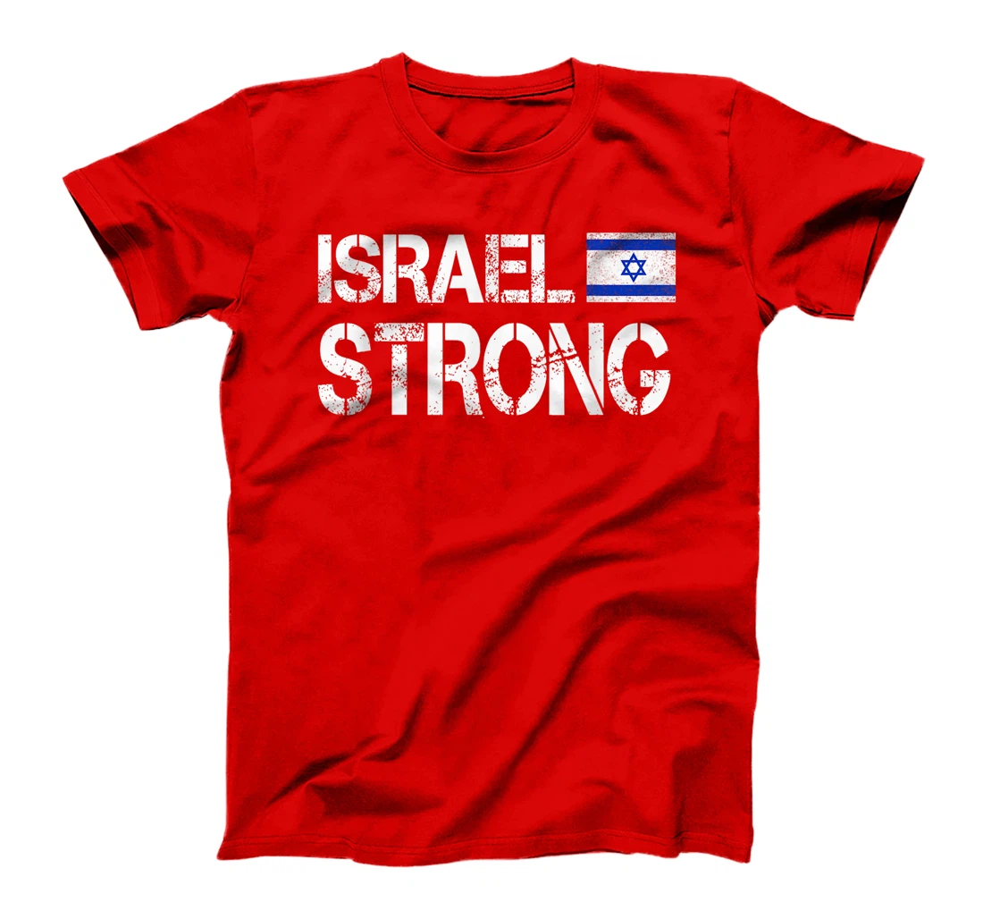 Israel Flag Israel Strong Patriotic Men Women Retro Vintage T-Shirt