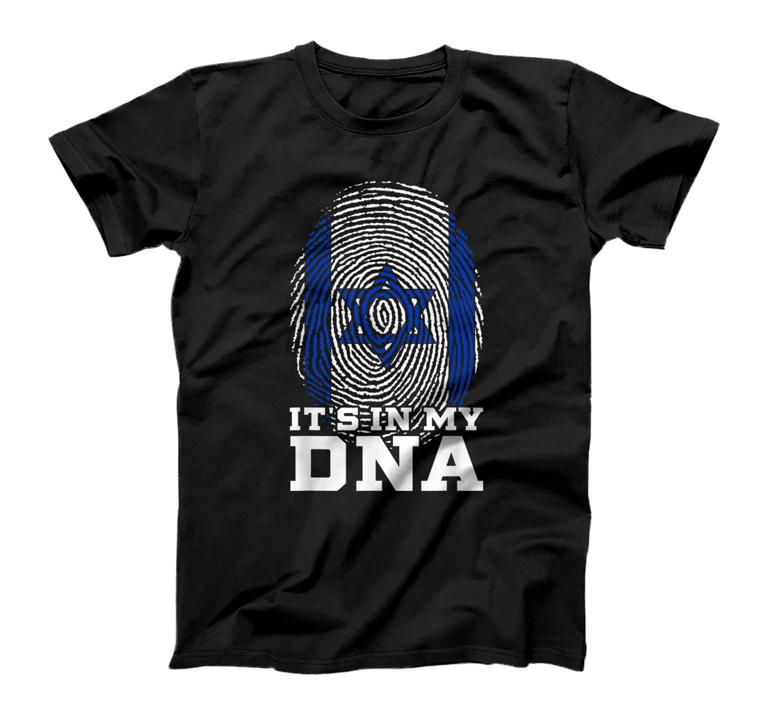 Hebrew Holy Jerusalem Israeli DNA Gift Idea Israel T-Shirt