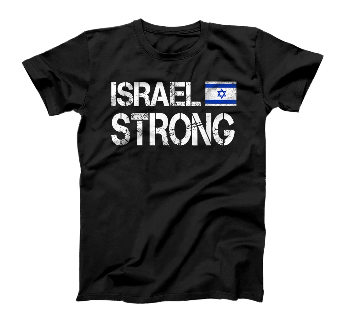 Israel Flag Israel Strong Patriotic Men Women Retro Vintage T-Shirt