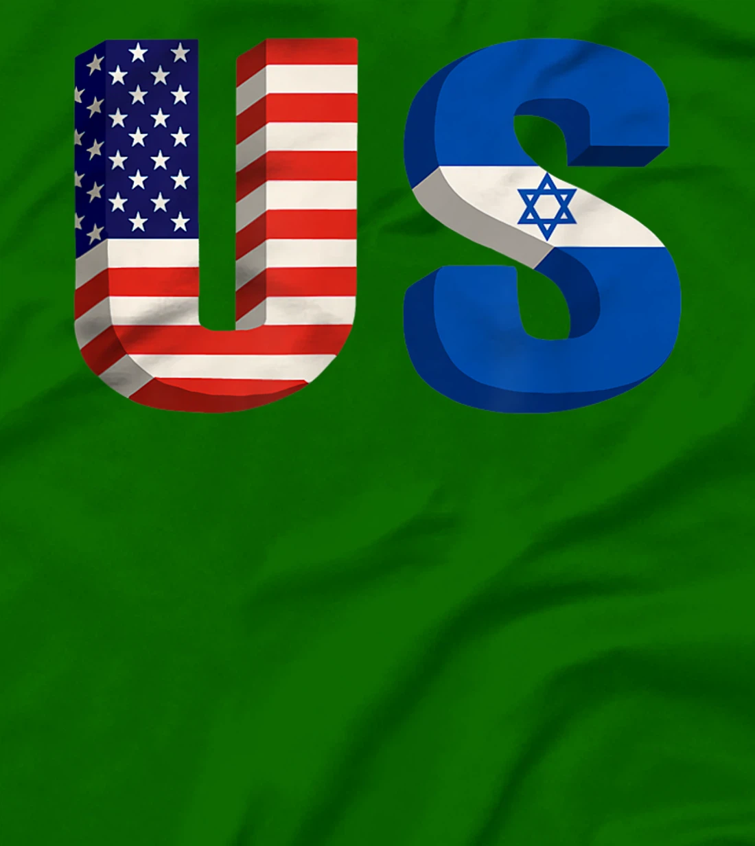 Flag of Israel and America, Jewish Americans T-Shirt