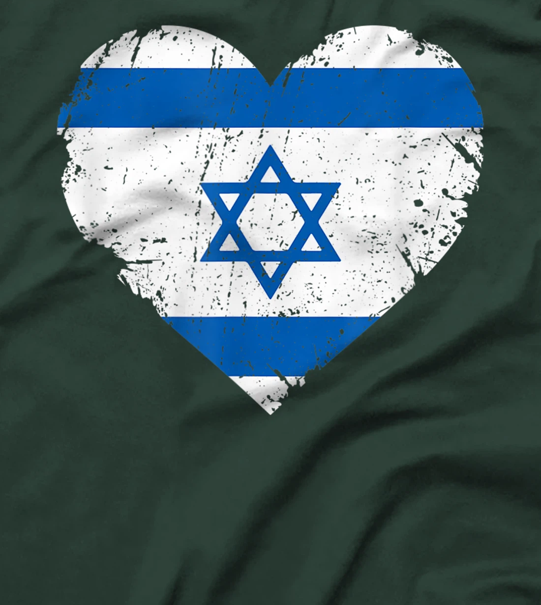 I Heart Israel Israeli Flag Jewish Art Gifts for Jew Support T-Shirt
