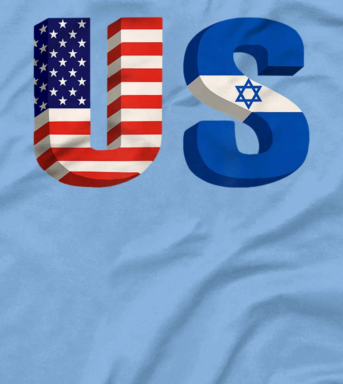Flag of Israel and America, Jewish Americans T-Shirt