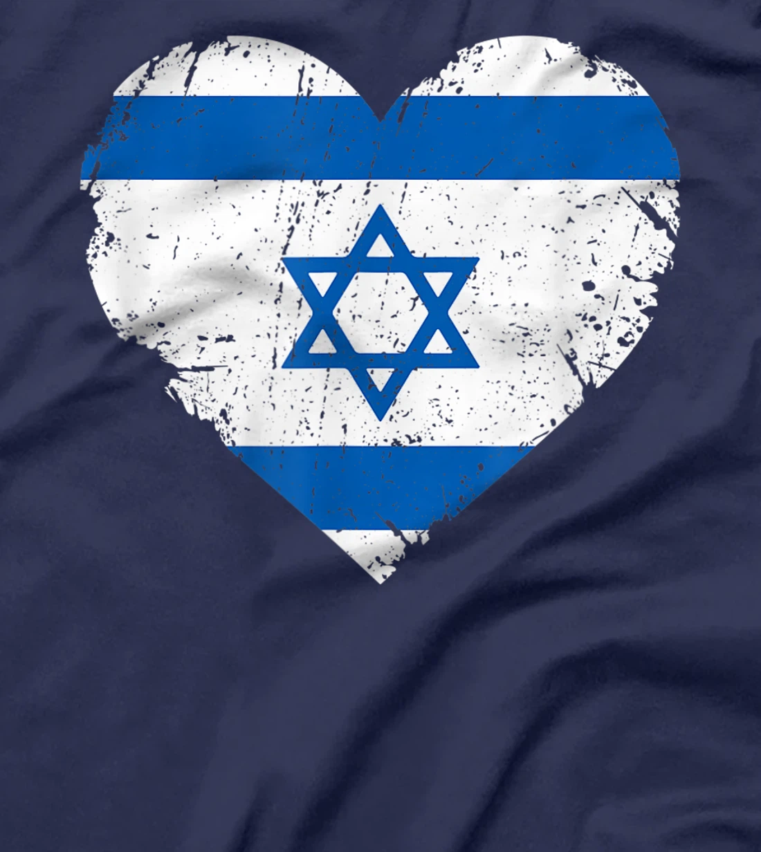 I Heart Israel Israeli Flag Jewish Art Gifts for Jew Support T-Shirt