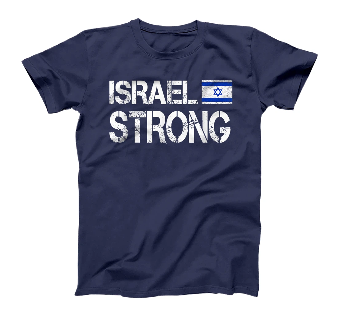 Israel Flag Israel Strong Patriotic Men Women Retro Vintage T-Shirt