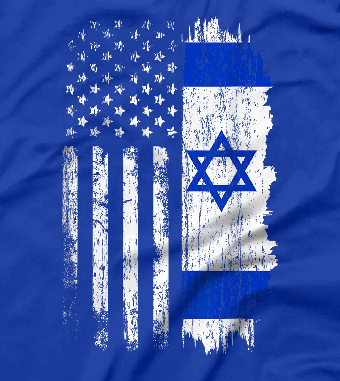 Israeli American Flag - Pride Israel USA Israeli Tee Shirt T-Shirt
