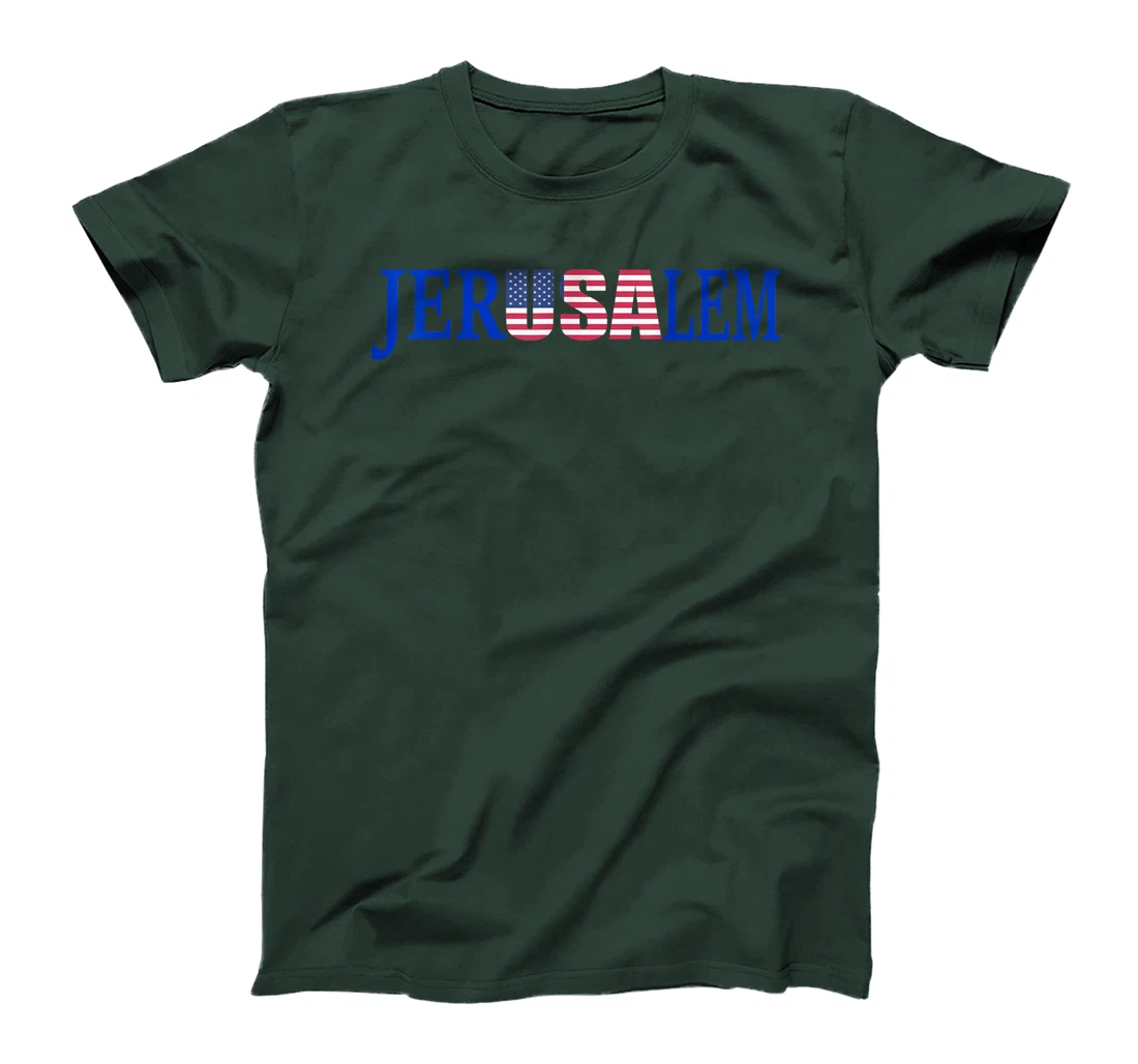 Jerusalem Israel USA Clothing for Men Women Teens T-Shirt