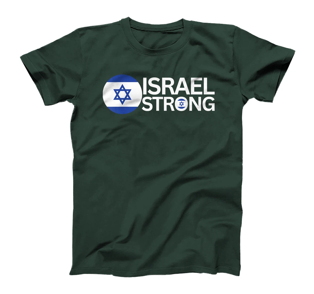Show Support for Israel With Israel Strong Print for All T-Shirt