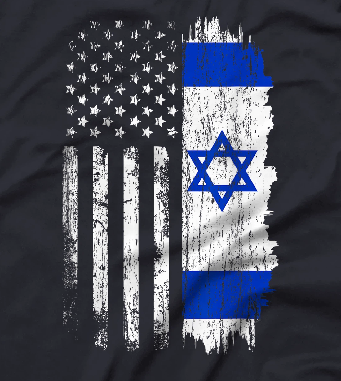 Israeli American Flag - Pride Israel USA Israeli Tee Shirt T-Shirt