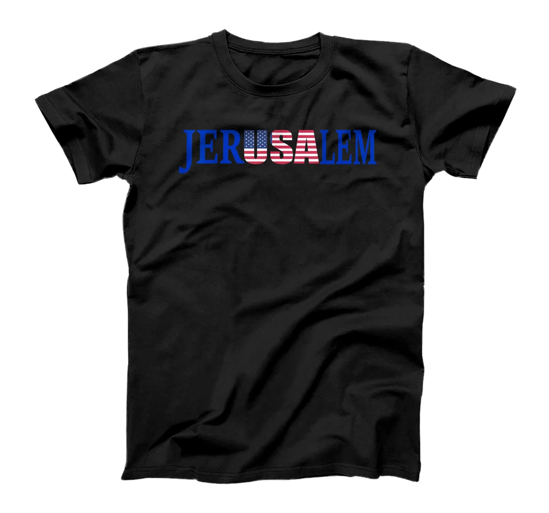 Jerusalem Israel USA Clothing for Men Women Teens T-Shirt