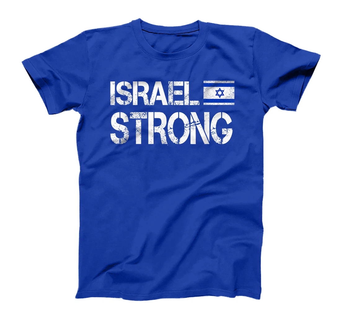 Israel Flag Israel Strong Patriotic Men Women Retro Vintage T-Shirt