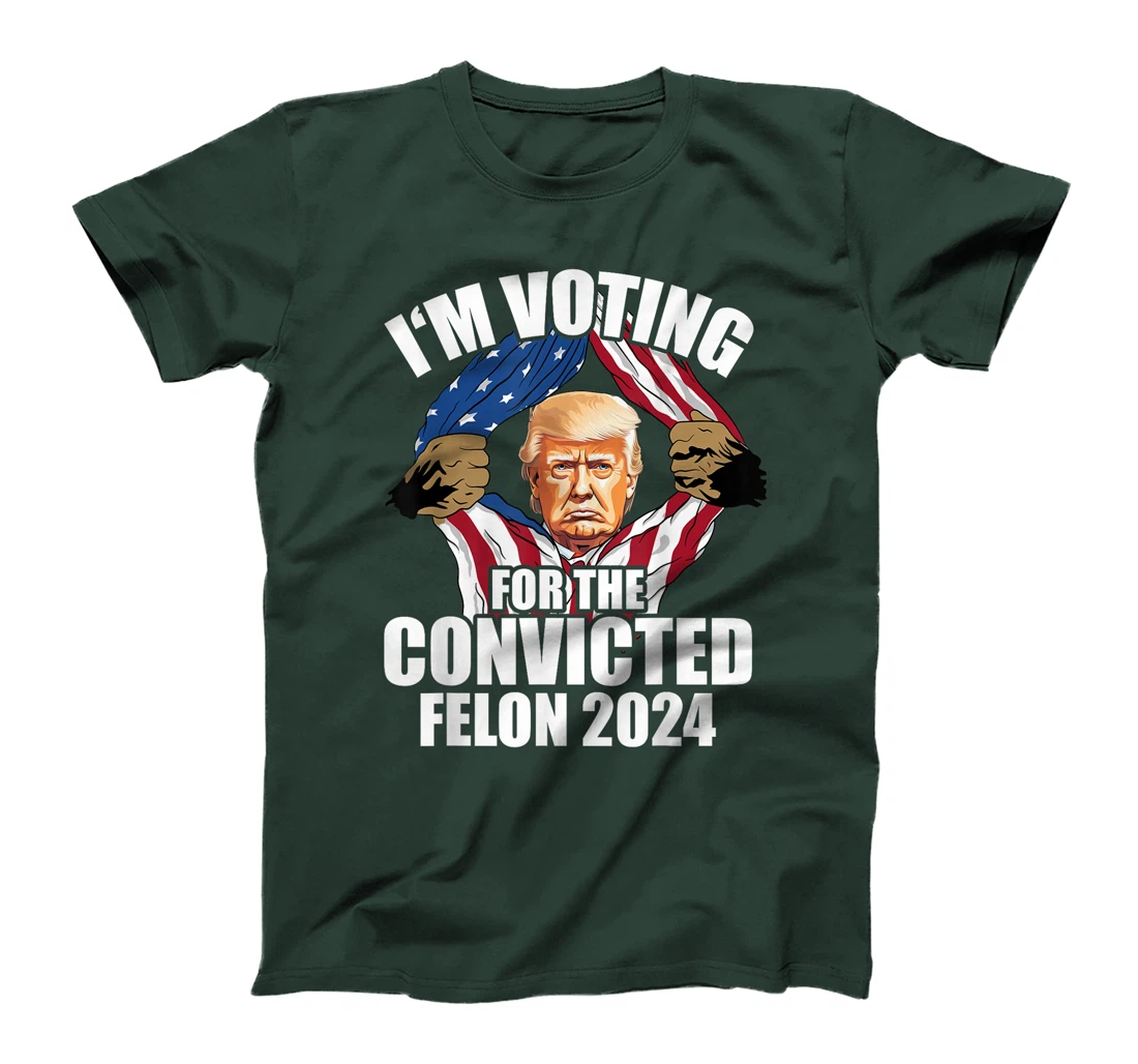 I'm Voting Convicted Felon Trump 2024 T-Shirt