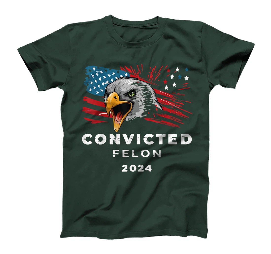 I'm Voting Convicted Felon Trump 2024 Funny Quote T-Shirt