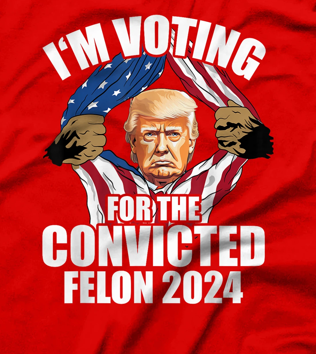 I'm Voting Convicted Felon Trump 2024 T-Shirt