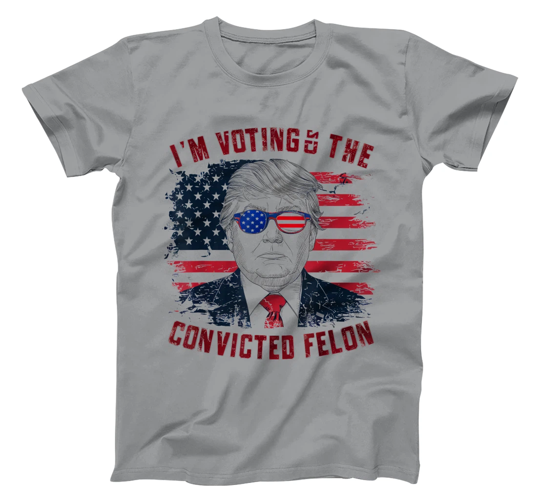 Retro Trump 2024 Convicted Felon, I'm Voting Convicted Felon T-Shirt