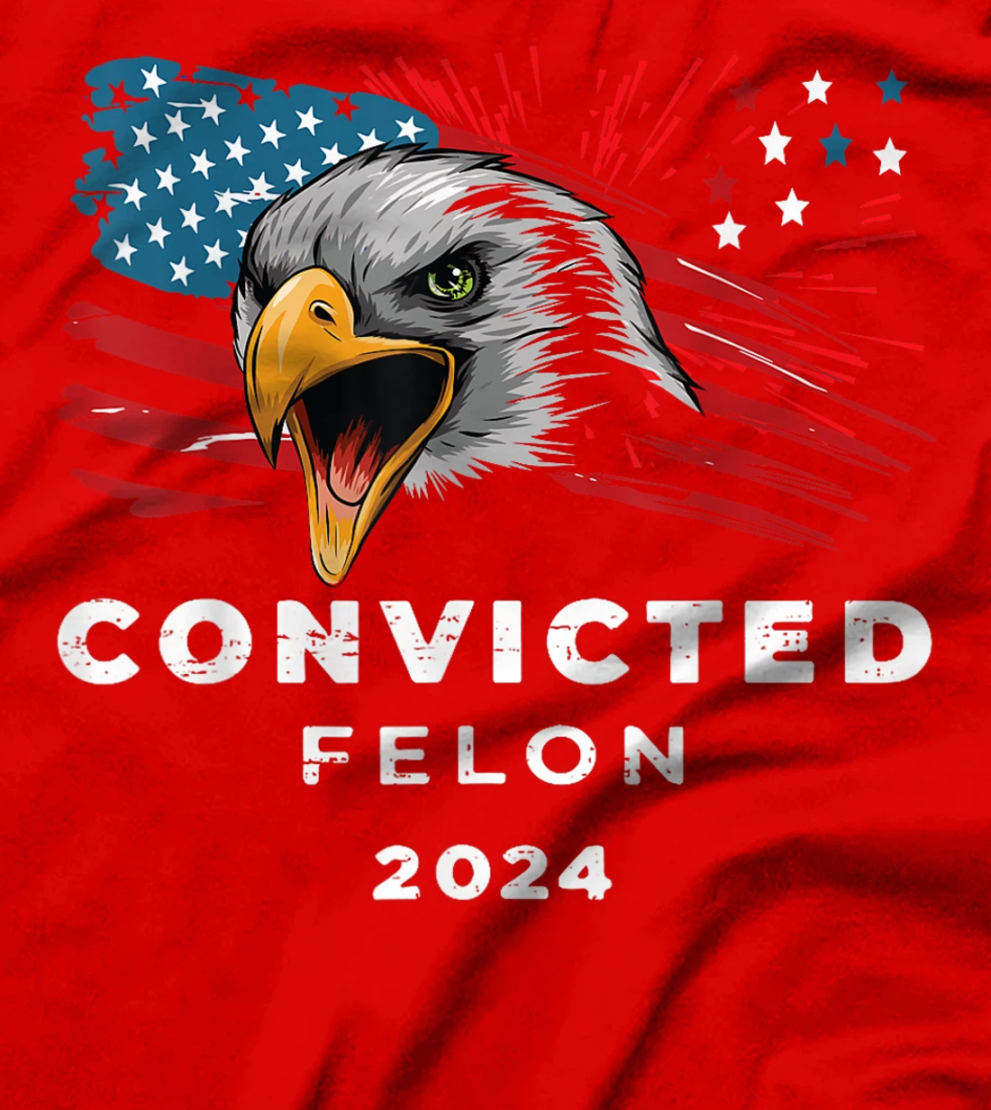 I'm Voting Convicted Felon Trump 2024 Funny Quote T-Shirt