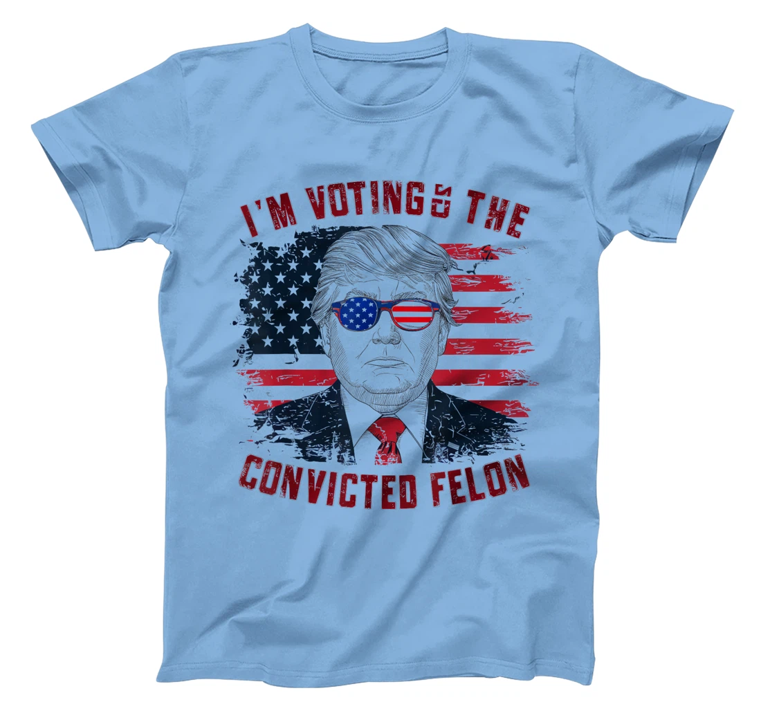 Retro Trump 2024 Convicted Felon, I'm Voting Convicted Felon T-Shirt
