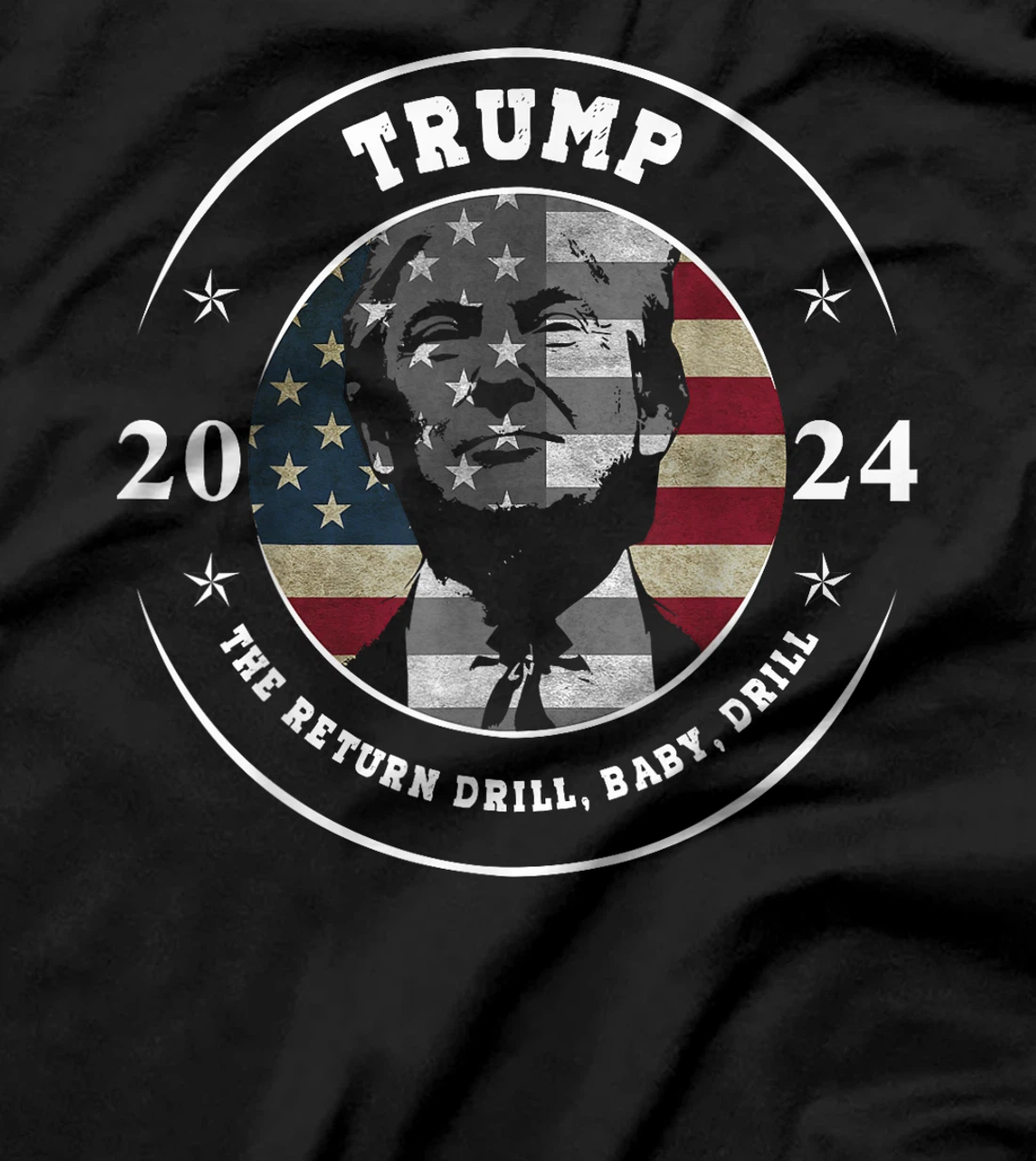 Trump Shirt Drill Baby Drill US Flag Republican 4th Of July T-Shirt