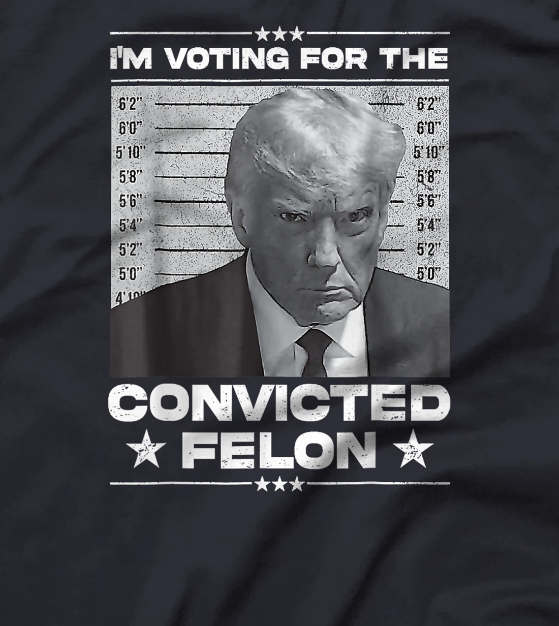 I'm Voting Convicted Felon 2024 Trump 2024 Convicted Felon T-Shirt