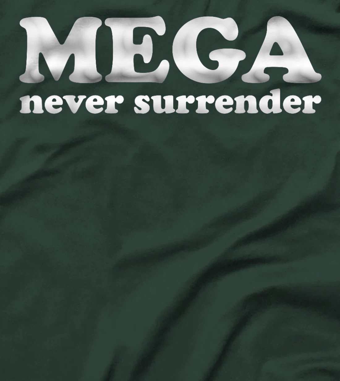Womens Trump Dark MAGA Never Surrender T-Shirt
