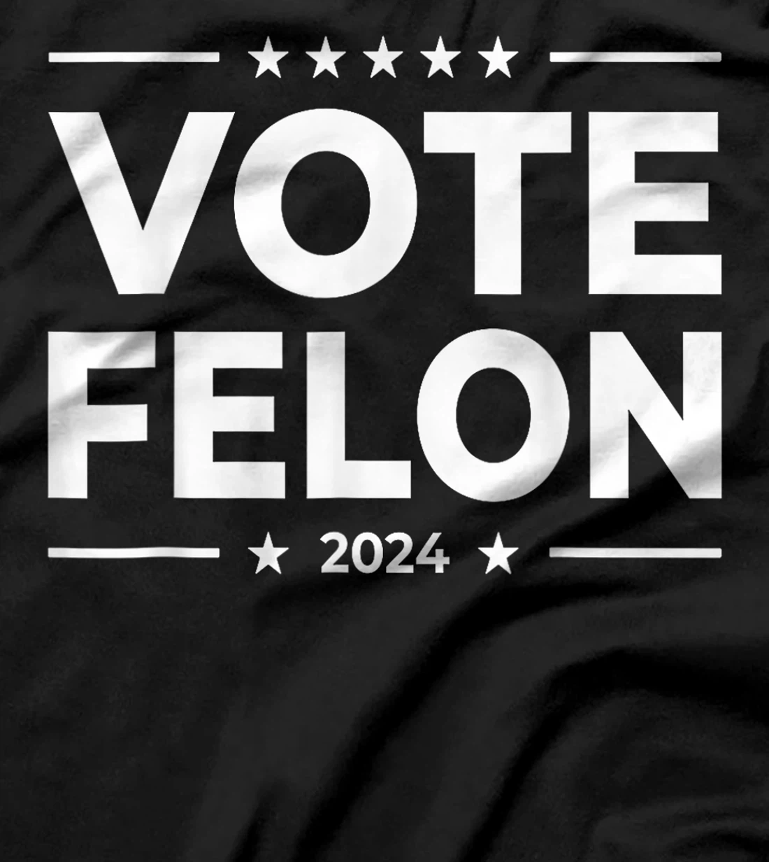 Vote Felon Trump 2024 45 and 47 Funny Vote For The Felon T-Shirt