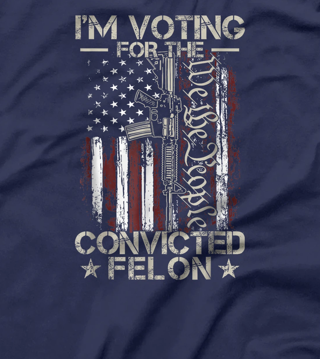 Trump 2024 Convicted Felon, I'm Voting Convicted Felon 2024 T-Shirt