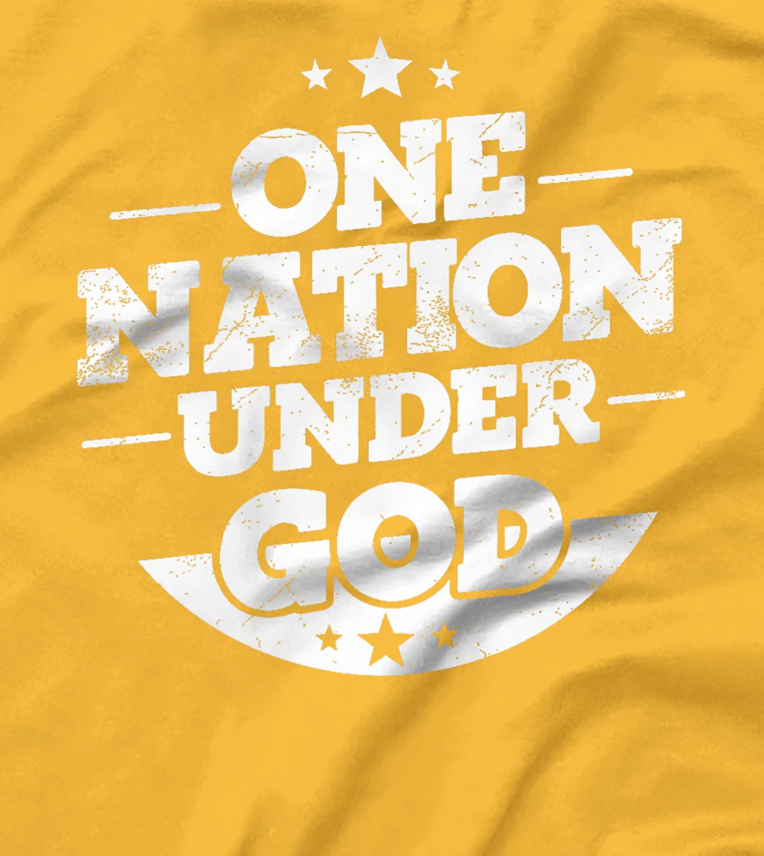 Groovy One Nation Under God Awesome 4th Of July Premium T-Shirt