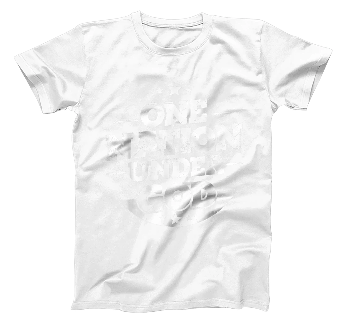 Groovy One Nation Under God Awesome 4th Of July T-Shirt