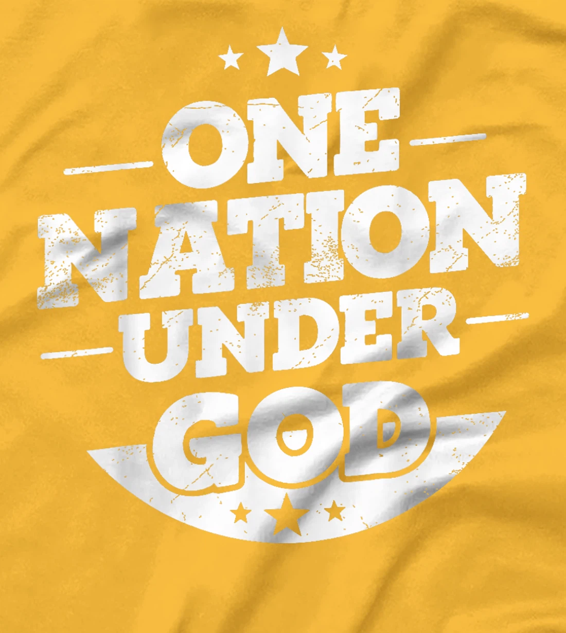 Groovy One Nation Under God Awesome 4th Of July T-Shirt