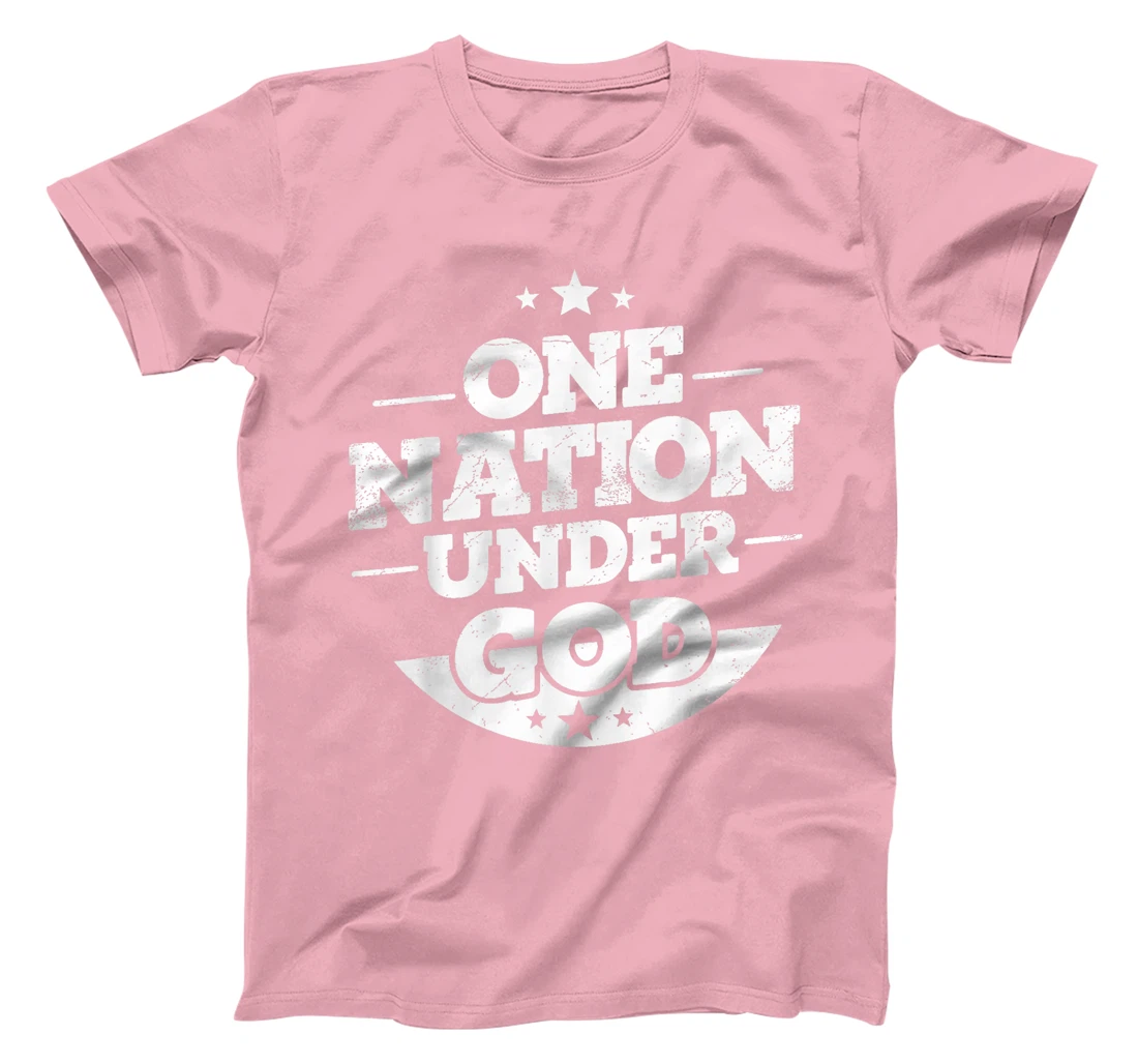 Groovy One Nation Under God Awesome 4th Of July T-Shirt