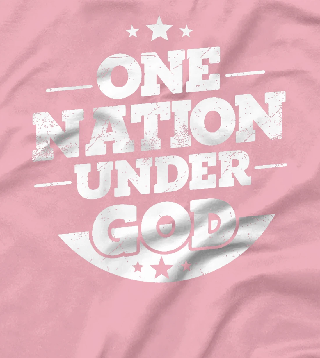 Groovy One Nation Under God Awesome 4th Of July Premium T-Shirt