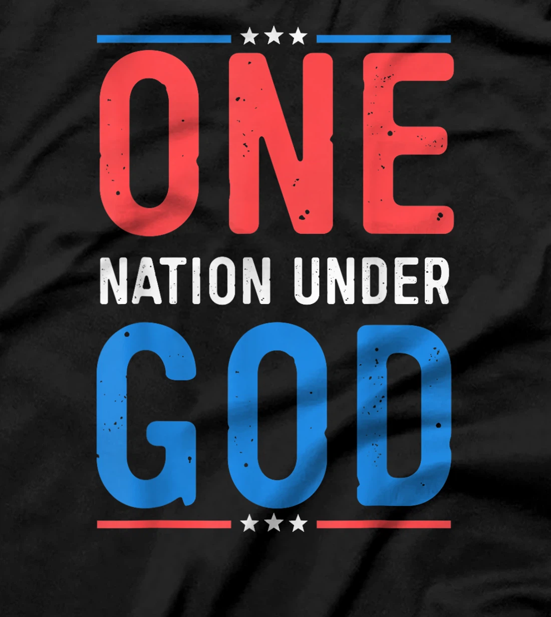 Funny 4th Of July ONE NATION UNDER GOD T-Shirt
