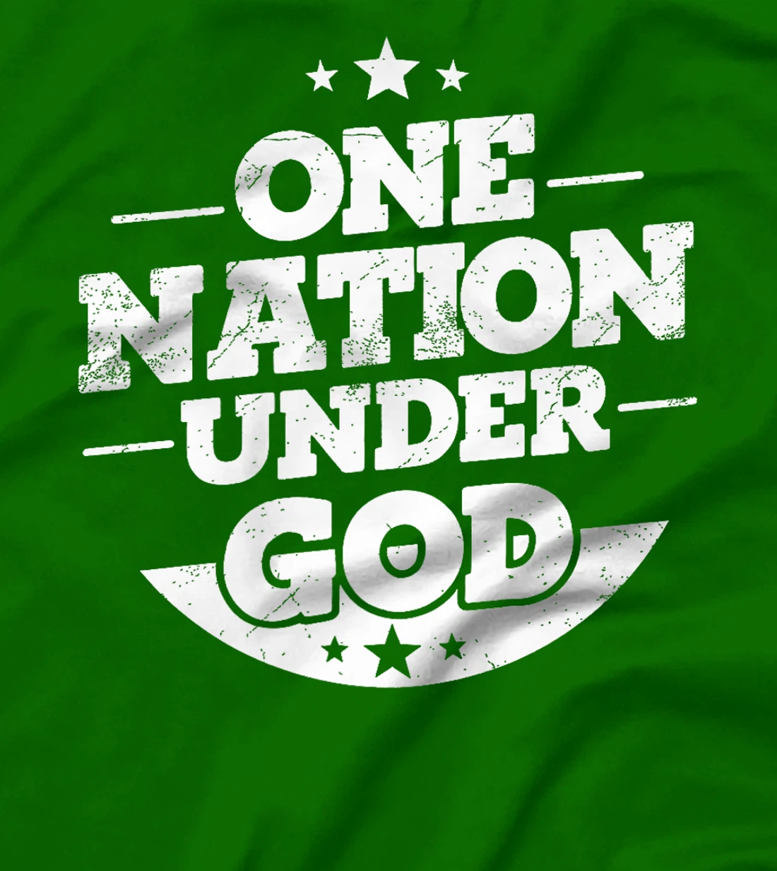 Groovy One Nation Under God Awesome 4th Of July Premium T-Shirt