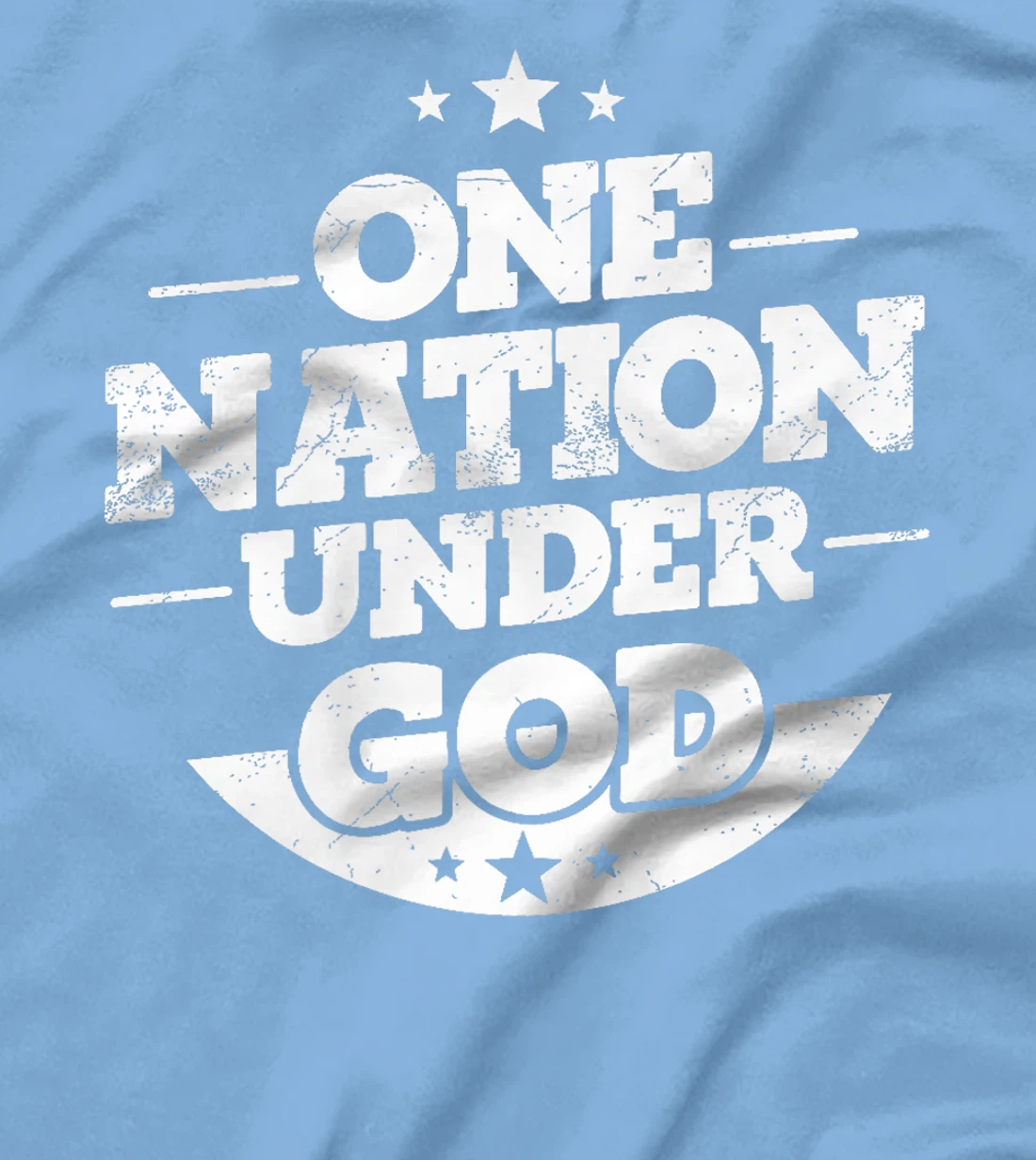 Groovy One Nation Under God Awesome 4th Of July Premium T-Shirt