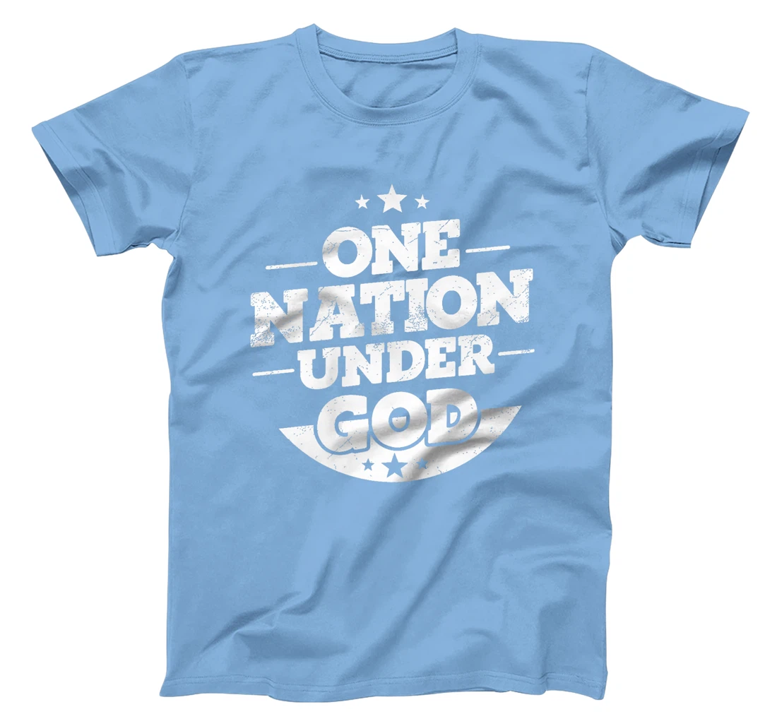 Groovy One Nation Under God Awesome 4th Of July Premium T-Shirt